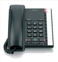 BT CONVERSE 2200-B (BRITISH TELECOM) - Hands-free Speaker-phone - Wall or Desk Model (Headset socket & Direct Dial Memories) - (Black)