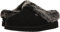 Skechers Women's Keepsakes ICE Angel Slipper, Black Cable Knit Sweater/Faux Fur Trim, 5.5 UK
