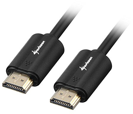 Sharkoon HDMI/HDMI 4K, 1M CABLE HDMI HDMI TIPO A (ESTÁNDAR) NEGRO