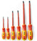 Dekton 6pc Insulated Screwdriver Set-6 Insulated Screwdrivers With Magnetic Tips And Ergonomic Handles| Slotted & Phillips Screwdrivers| Anti-slip Tips| High Voltage Safety| Ideal For Electricians Use