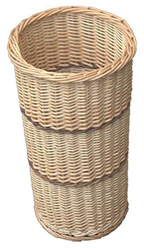 Red Hamper Umbrella Walking Stick Wicker Basket, Brown, 25 x 25 x 46 cm