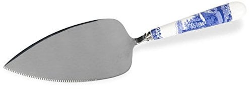 Portmeirion Home & Gifts Slice-Cake Server, Blue & White, 25cm