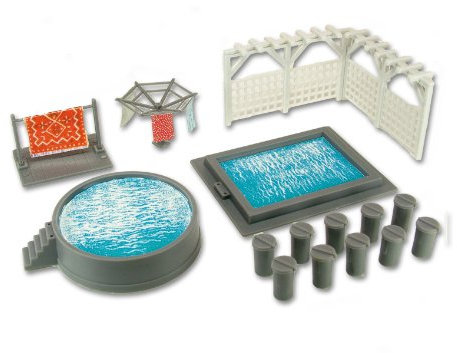 Kibri 38148 - H0 Deko Set Garten und Terrasse