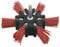 100 mm Profi Nylonbürste, Nylon Sternbürste, Schleifbürste, Rundbürste, Bürste