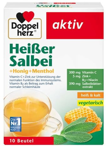 doppelherz heißer salbei+honig+menthol granulat 10 St