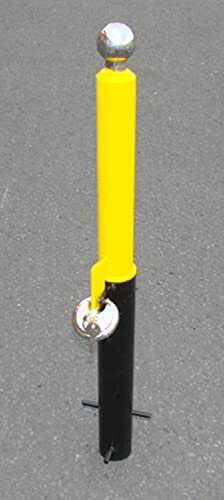 Security post removable, hitch type with padlock, part no; LMX1086
