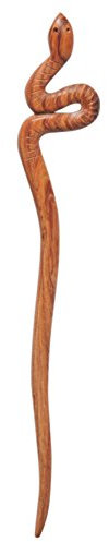 Marycrafts Schlange Haarstab Haar Stöcke Haarschmuck aus Holz