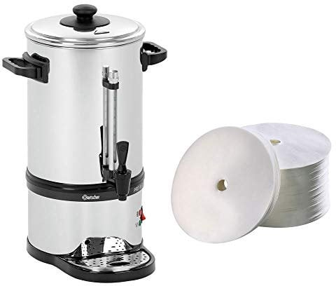 Bartscher Rundfilter Kaffeemaschine Pro II 40T + 250 Rundfilter