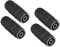 4x Adam Hall 7880 - PA Lautsprecher Verbinder 4-polig, Speaker Verbindungsadapter