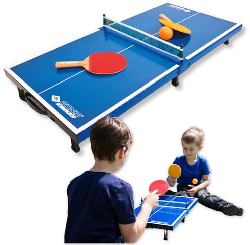 Donic-Schildkröt Tischtennis-Mini-Tisch-Set, Blau