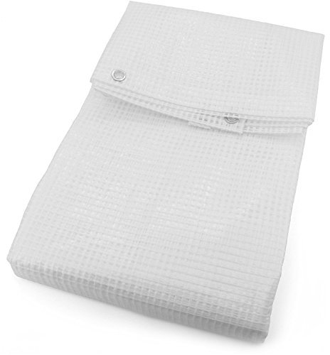 Bache 5x4 transparente armée, 180gr/m2, avec oeillets. Imperméable