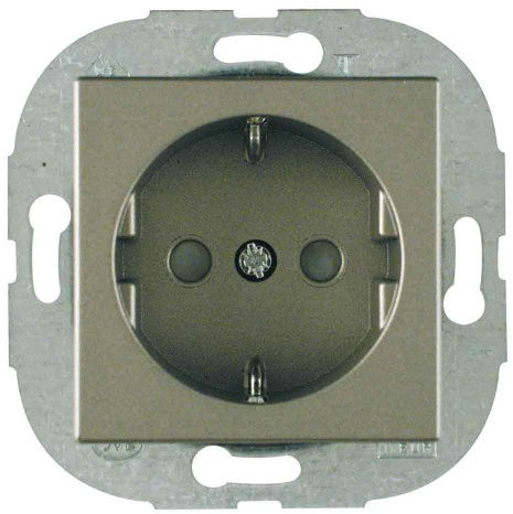 REV Ritter 0541001551 Trend Steckdose, Maron