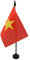 AZ FLAG - Tischflagge Vietnam - 15x10 cm - Vietnamesische Tischfahne 10 x 15 Cm - Flaggen