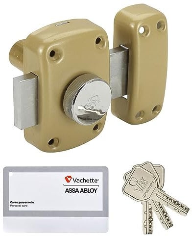 Vachette 67600VRX-45/SC Verrou Cyclope, Bronze, 45 mm