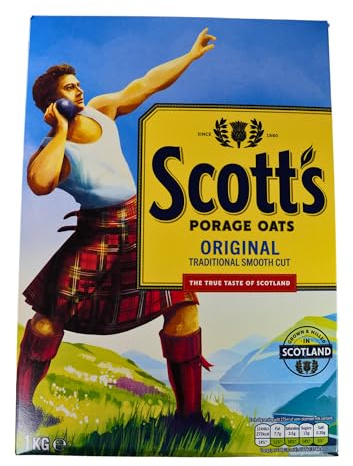 Scotts Porage Oats Original (1 kg) - Packung mit 2