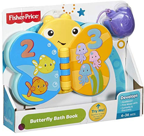 Mattel Fisher-Price CMY31 - Schmetterling-Badebuch