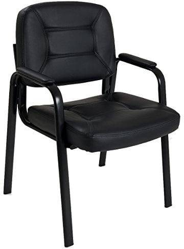 Notek Srl Sedie Attesa per Ufficio e ospite Imbottite in Eco Pelle per Sala conferenza riunioni Meeting Confezione da 1 o 4 sedie (1)