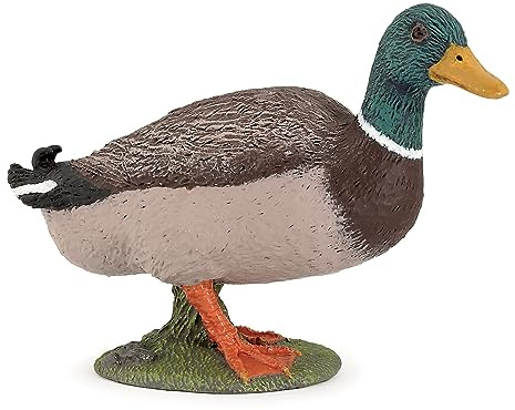 Papo Realistic Mallard Duck Figurine, Farm Life Collection, Kids Ages 3+ | An iconic farmyard animal | hand-painted | great for both girls and boys | a truly original gift idea for everyone today
