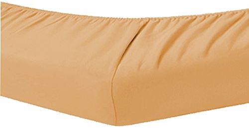 Dormisette Topper Spannbettlaken Boxspring Bett 180-200 x 200-220 cm 0008 Pfirsich