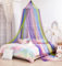 Nattey Betthimmel für Mädchen, Betthimmel, Bettvorhänge, Doppelbett, Queen-Size-Bett, Regenbogen-Baldachin für Bett, Mädchenzimmer, Dekoration