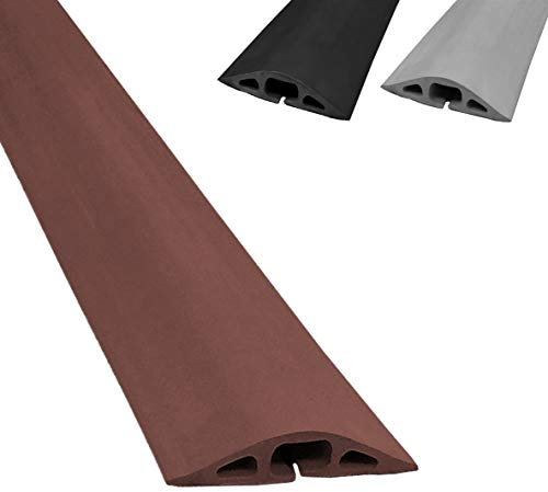 Electriduct D-2 en Caoutchouc Conduit Cordon Coque – 1,5 m – Marron