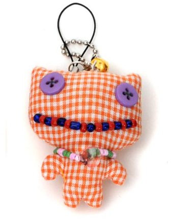 HAB & GUT Handypüppchen/Schlüsselanhänger, Püppchen Cult Mini-Dolls -UD002-C- - Karo Karl, ca 7 cm