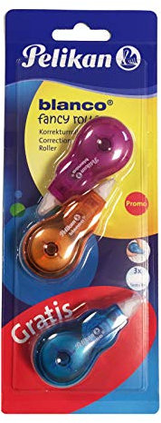 Pelikan Blanco Fancy Roller 8 m türkis 3Stück (I) Band-Korrektur