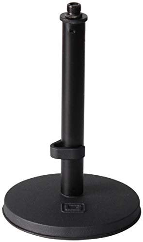 Gator Frameworks - GFW-MIC-0600 - stand da tavola a base rotonda da 6 per microfono