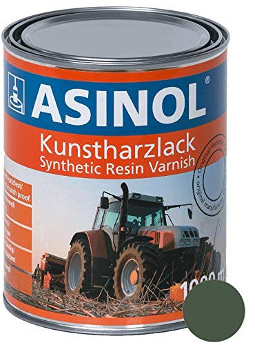 ASINOL Camouflage bronzegrün 1.000 ml Kunstharzlack Farbe Lack 1l Liter Dose