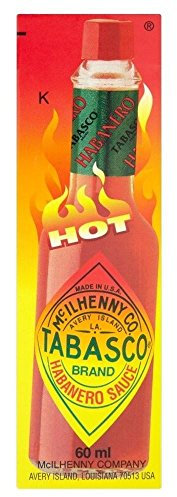 Tabasco Salsa De Habanero Caliente (60ml) (Paquete de 2)