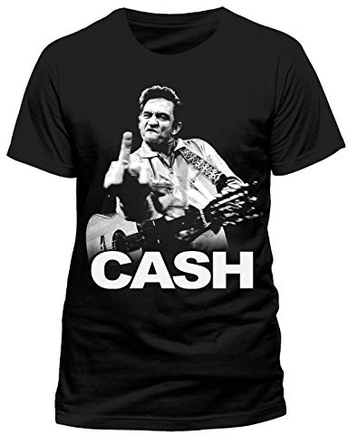 Mens Johnny Cash Flippin 4838Tsbpl T-Shirt