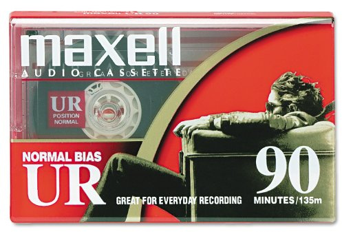 Maxell Dictation & Audio Cassette, Normal Bias, 90 Minutes