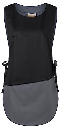 Karlowsky KS 17 PASSION Überwurfkasack BEA mit Brustabnähern, 65% Polyester/35% Baumwolle, Schwarz, Größe II