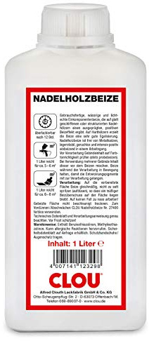 CLOU Nadelholzbeize Nr. 27404 1 Liter