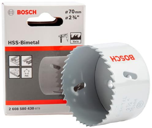 Bosch Professional 2608580396 Ringschneider, HSS, Bimetall, für Standard-Adapter, 14 mm, 9/16 Zoll grau, 2608580430