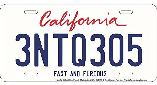 Signs 4 Fun Fast & Furious '94 Supra Nummernschild, Weiß