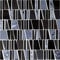 Glasmosaik Leiter Crystal/Stein mix schwarz Transluzent Transparent 3D, Mosaikstein Format: 10x48+10x20x48+25x35x48+29x39x8 mm, Bogengröße: 300x300 mm, 10 Bögen