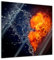 Bilderdepot24 Glasbild - Herz Feuer und Wasser - 20x20 cm - Deko Glas - Wandbild aus Glas - Bild auf Glas - moderne Bilderdepot24 Glasbilder - Glasfoto - Echtglas
