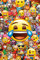 Emoji - Collage (Global) - Fun - Maxi-Poster, Druck, Poster Comic Gesichter - Grösse 61x91,5 cm