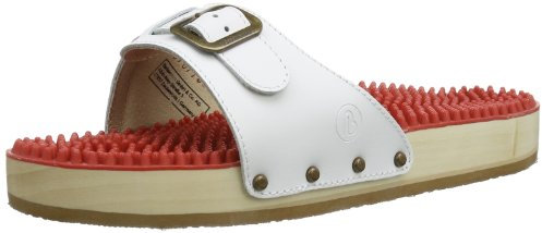 Berkemann Noppen-sandale, Mules Adulte Mixte, Blanc (White 100), Gr.37 EU