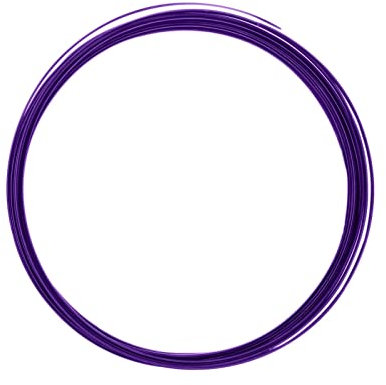 Vaessen Creative Filo di Ferro Modellabile Piatto da 5 m x 1 mm x 3,5 mm Lilla – Filo Flessibile per Creazioni Floreali, Realizzazione di Gioielli e Modellismo