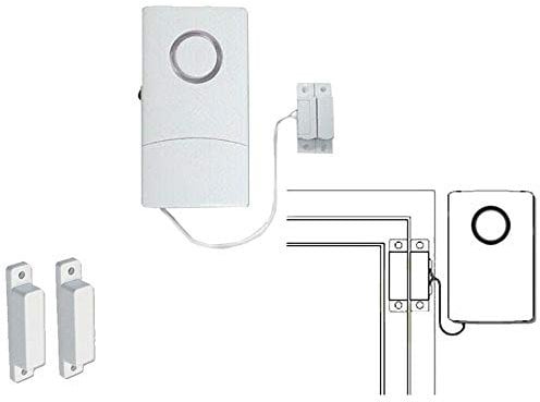 C9G - HOMESAFE WIRED DOOR WINDOW ENTRY ALARM DOORBELL SHOP VISITOR ALERT CHIME