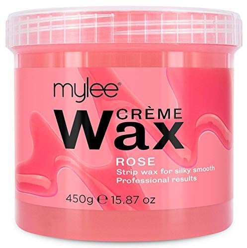 Mylee Rose Soft Creme Wax for Sensitive Skin 450g, Wax Heater Friendly, Ideal for All Body Area Stubborn Coarse Hair Removal