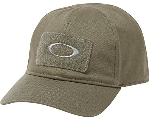 Oakley mens Si Cotton baseball caps, Worn Olive, Small-Medium US