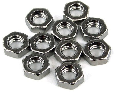Mutter DIN 934 M4 Sechskant Black nickel (10er pack)