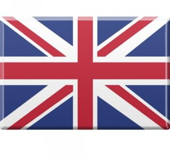 Kühlschrankmagnet - Länderflagge Großbritannien - Gr.ca. 8x5,5cm - 38941 - Magnet
