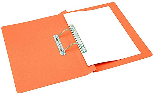 Q-Connect KF26059 Schnellhefter Folio-Format/A4 35 mm Kapazität orange, 25-er Pack