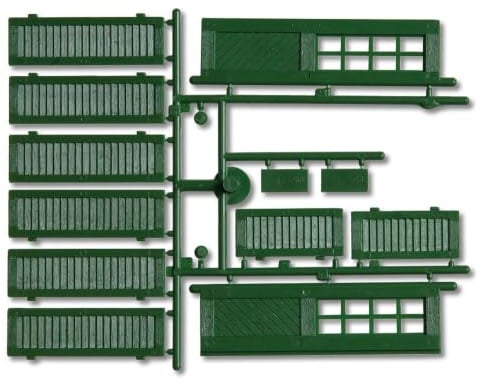 FALLER Pola 333112 - Fensterläden und Türen, 45 cm, Weiß
