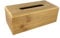 GMMH Kosmetiktuchbox aus Bambus, Tuchspender für Taschentücher oder Kosmetiktücher fürs Bad, Tücherbox für Nachttisch oder Küche, Holz Natur