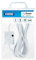STATUS White Extension Lead | 5m Extension Cable with 1 Socket | 1WS5MCP10